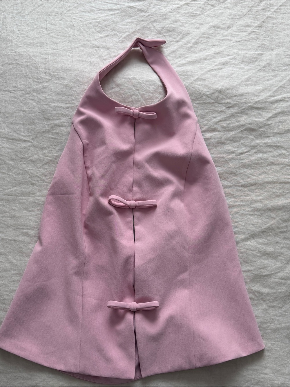 NWT Ambercrombie Bow halter pink top